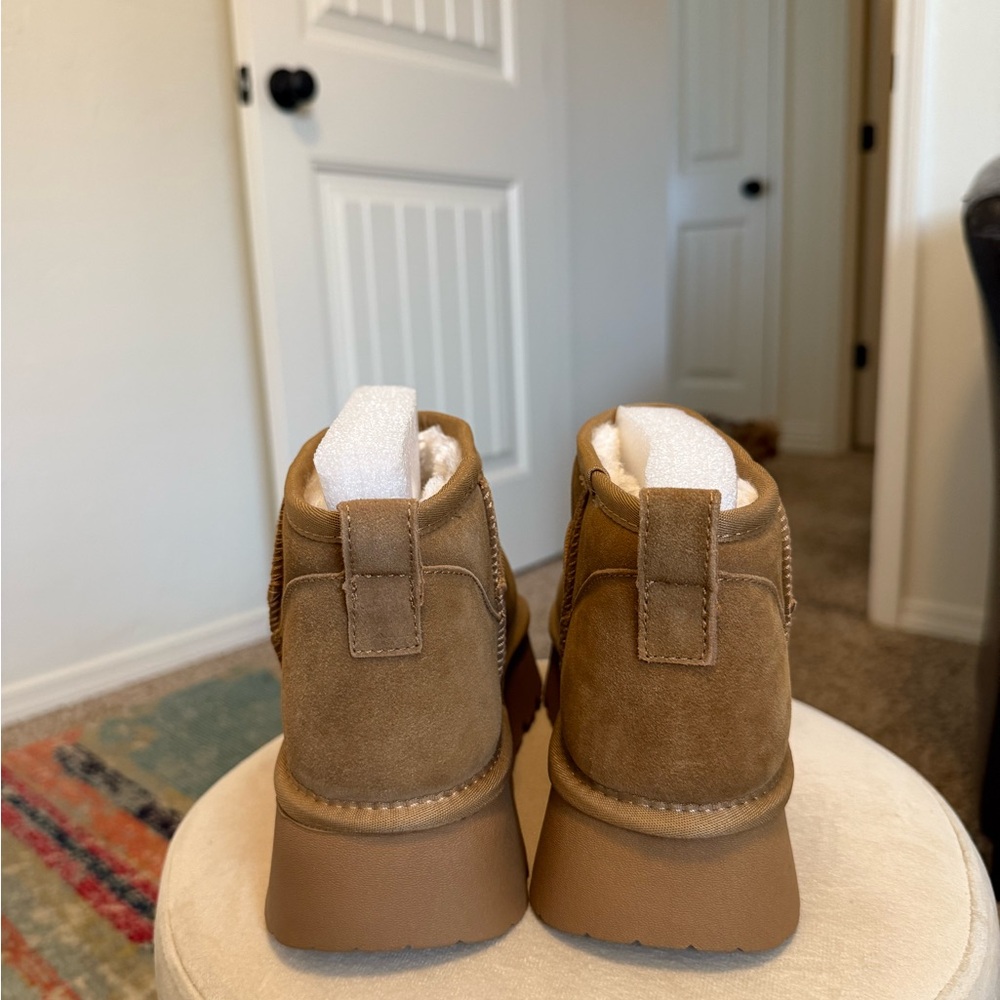 Georgia Chestnut Platform Mini Boot - Picture 3 of 4